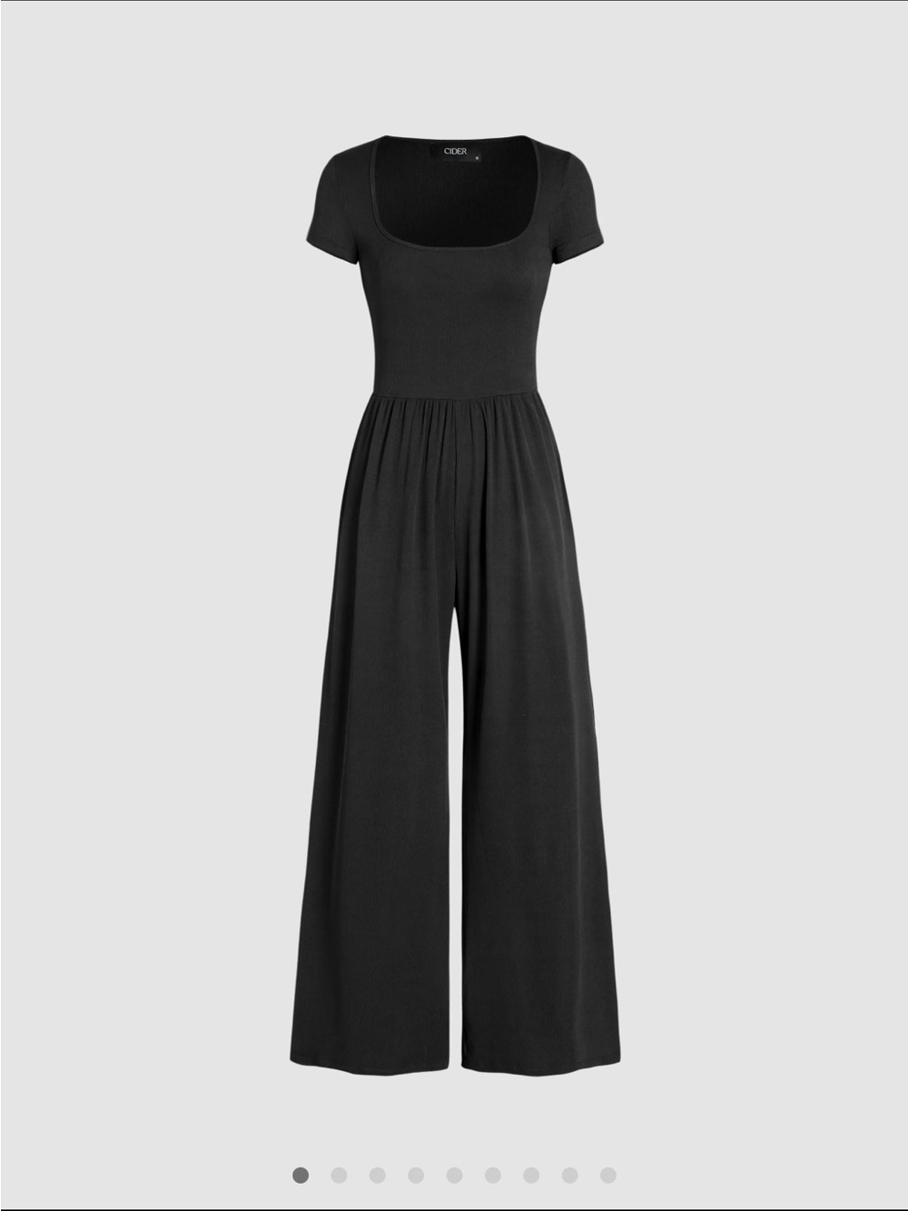 Scoop-Neck Wide Leg Jumpsuit